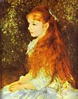 Pierre Auguste Renoir Canvas Paintings - Mlle. Irene Cahen d'Anvers